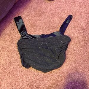 Windsor Black Glitter Camisole Top